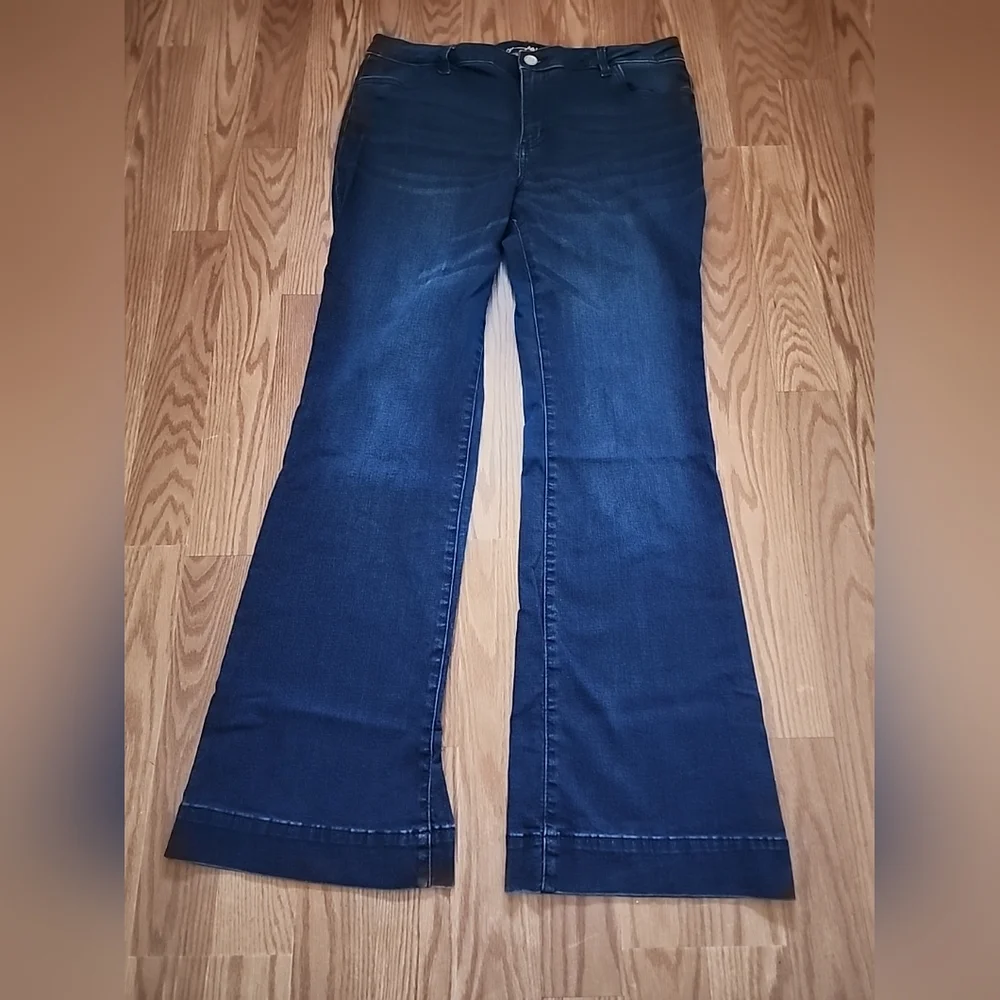 Wrangler retro mae‎ wide leg jeans 17/18 36 #1009mwwab